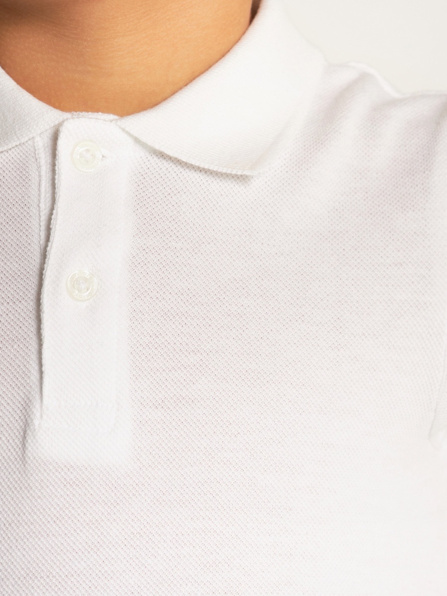 Solid Polo T-Shirt with Short Sleeves