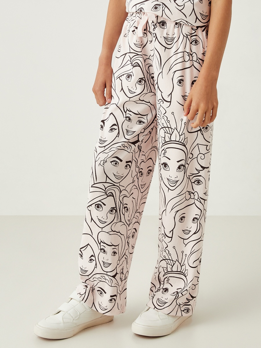 All-Over Princess Print T-Shirt and Pyjama Set