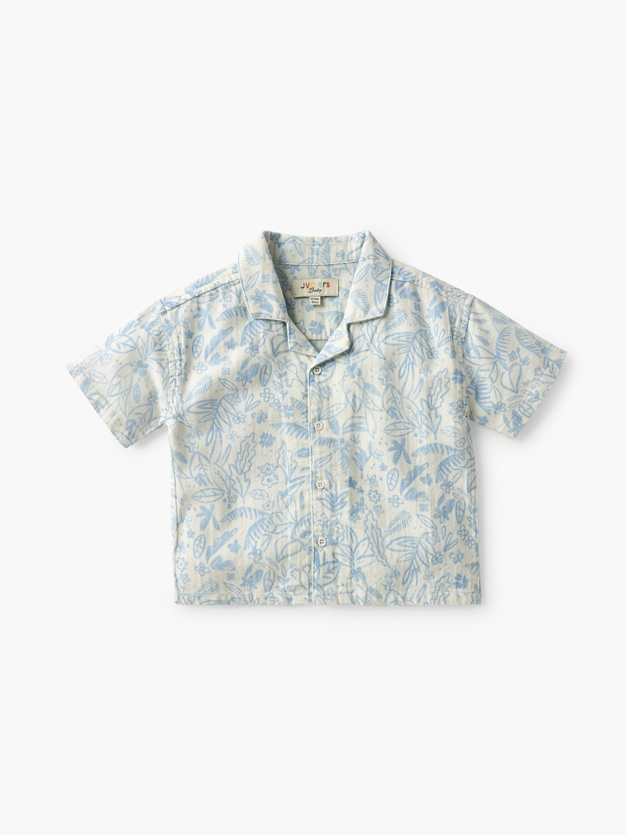 Printed Shirt and Shorts Set