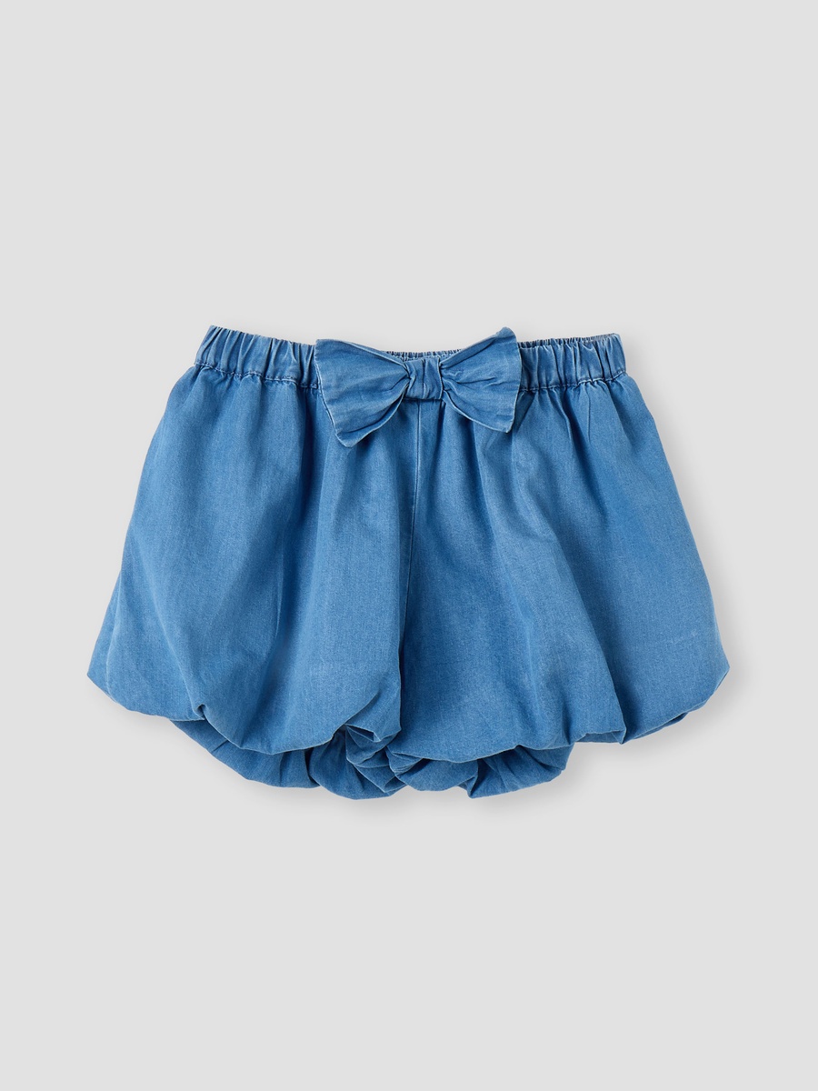 Bird Applique Top with Denim Skirt and Headband
