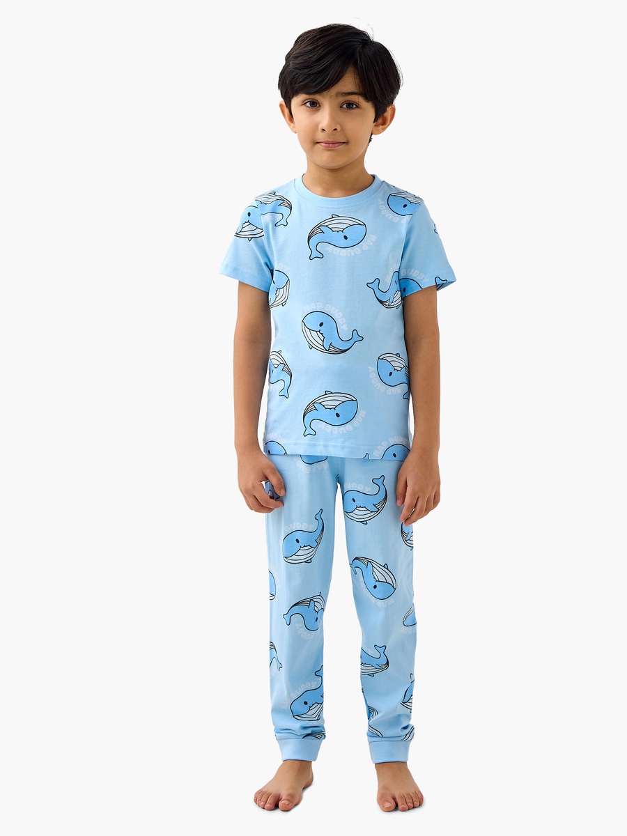 Printed T-Shirts and Pyjamas - Set of 2
