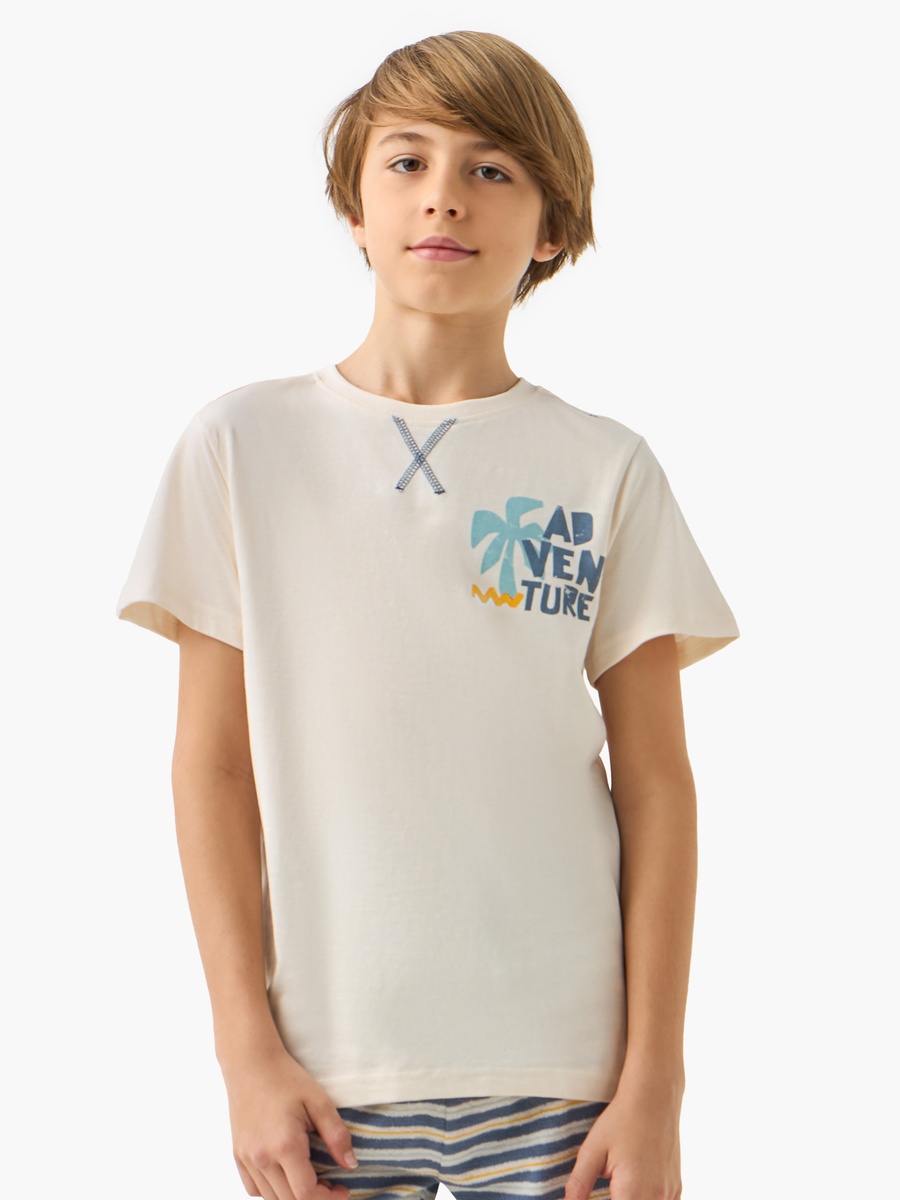 Printed T-Shirt and Shorts Set