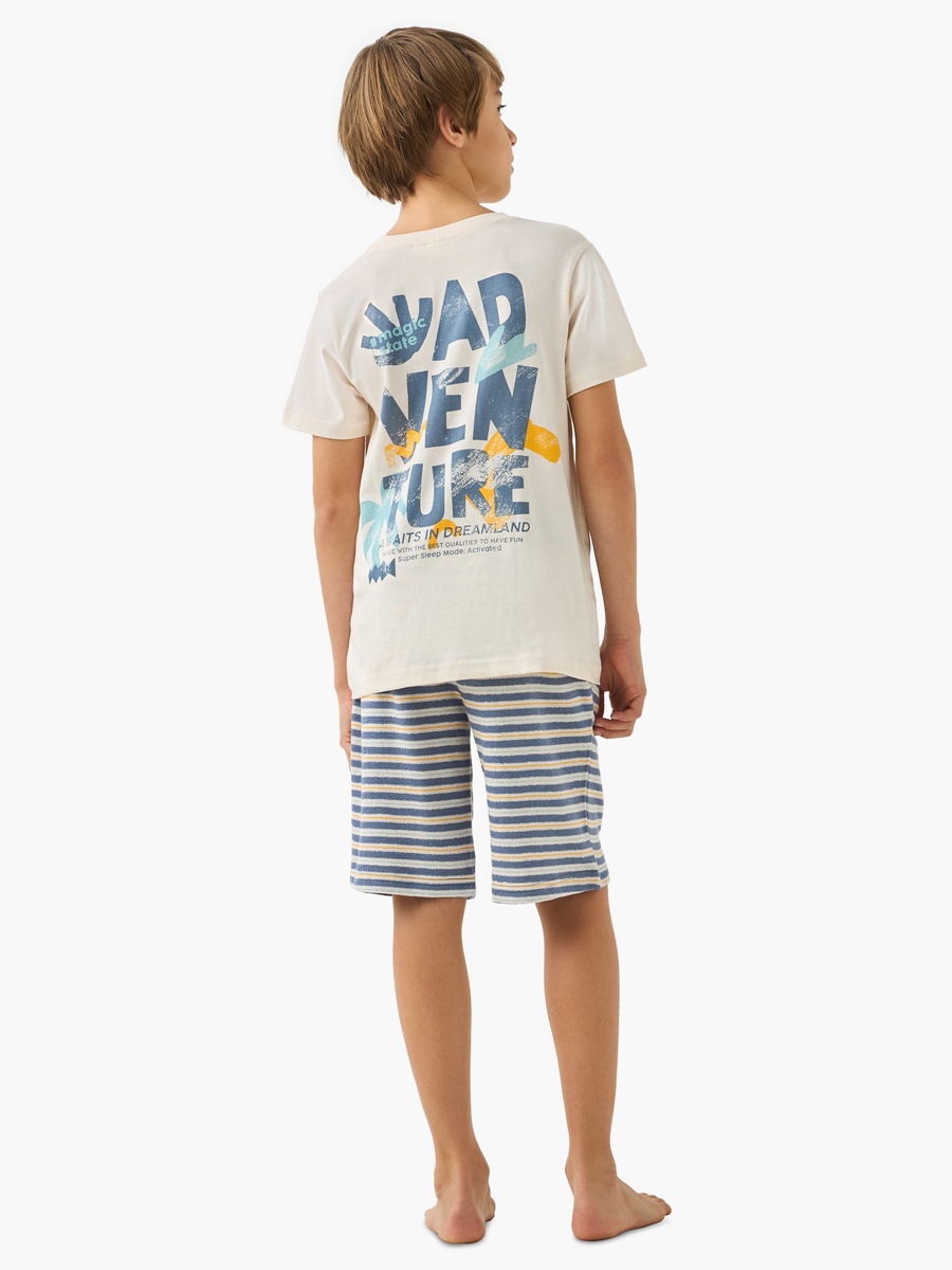 Printed T-Shirt and Shorts Set
