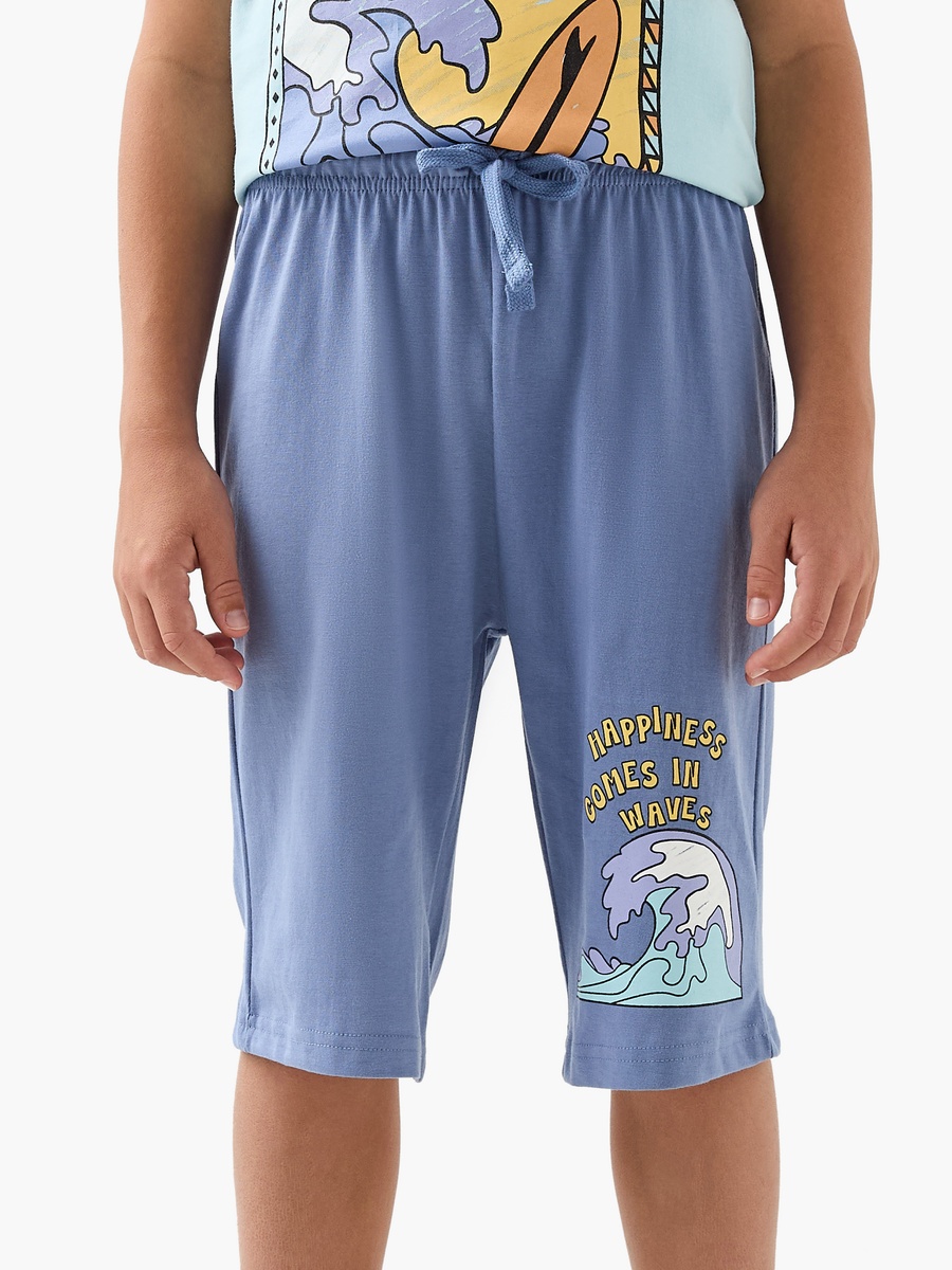 Printed T-Shirt with Pyjama - Set of 4