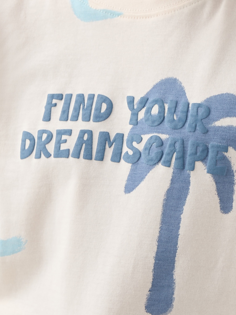 Printed T-Shirt with Pyjama - Set of 4