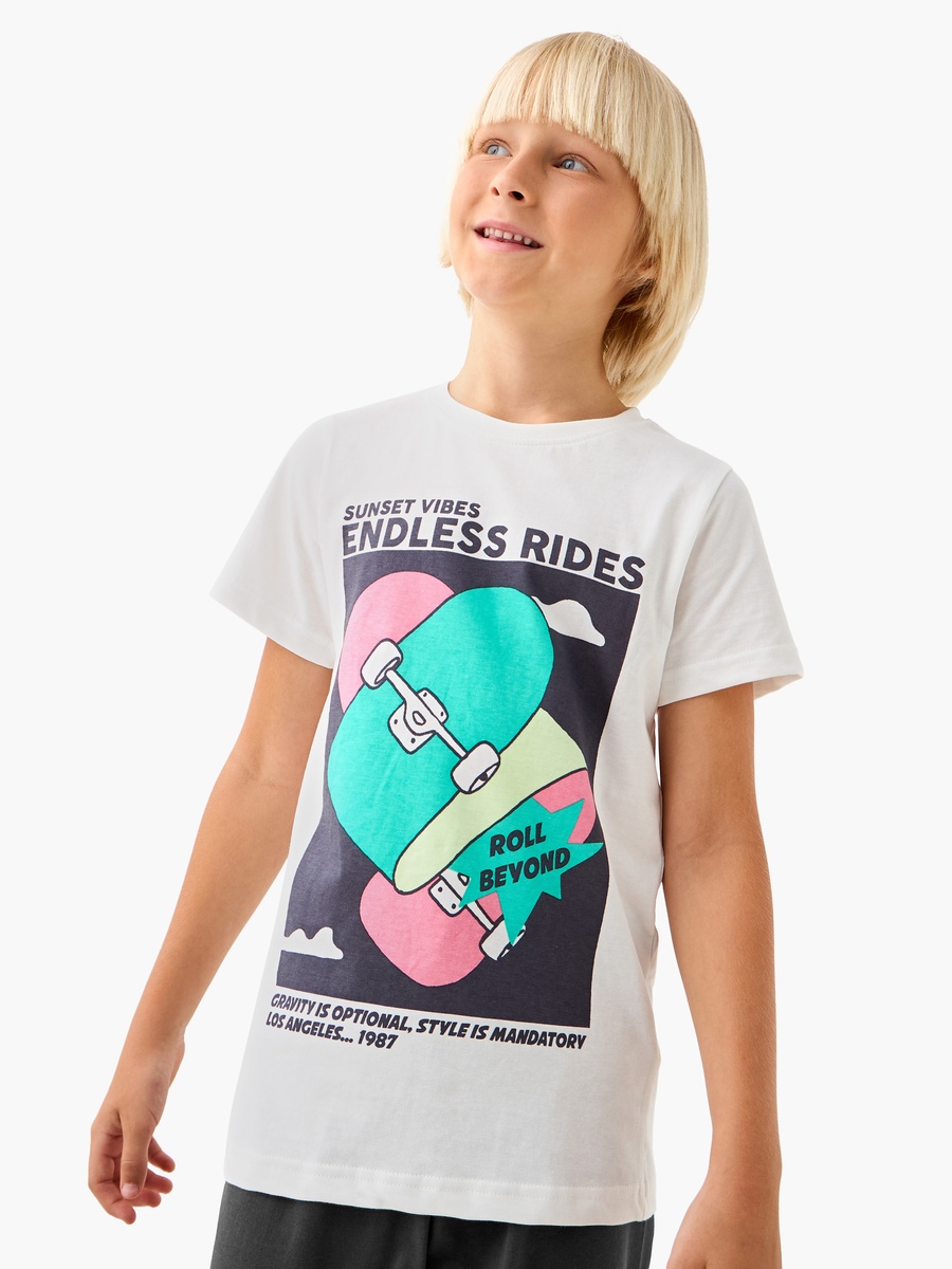 Printed T-Shirt and Pyjama Set