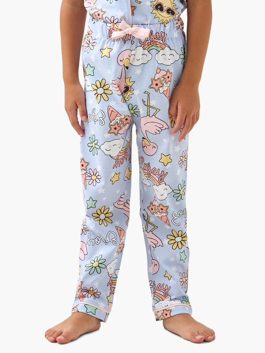 All-Over Printed Shirt and Pyjama Set