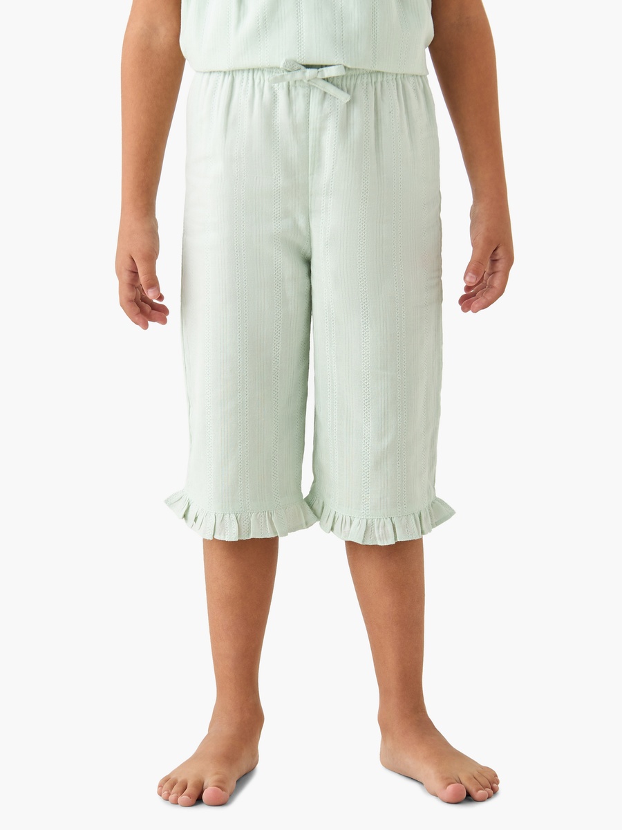 Textured Sleeveless Top and Pyjama Set