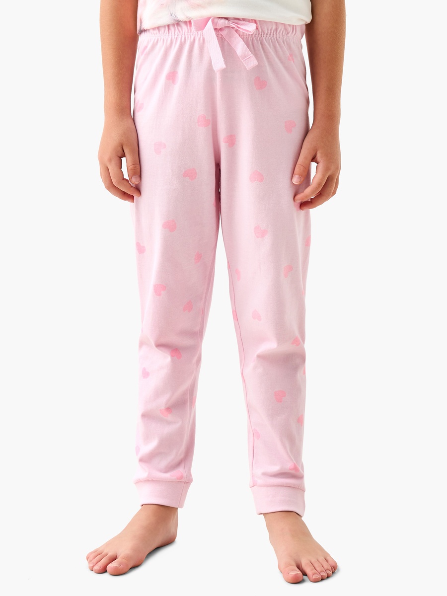 Cat Print T-Shirt and Pyjama Set