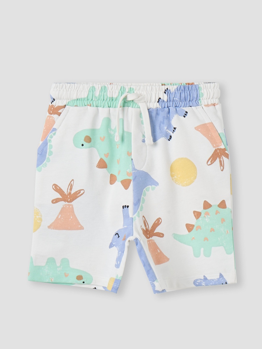 Dinosaur Print T-Shirt and Shorts Set