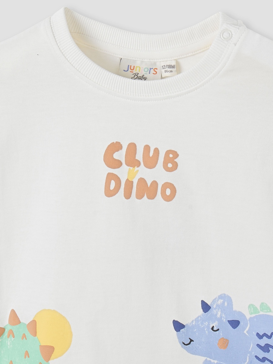 Dinosaur Print T-Shirt and Shorts Set