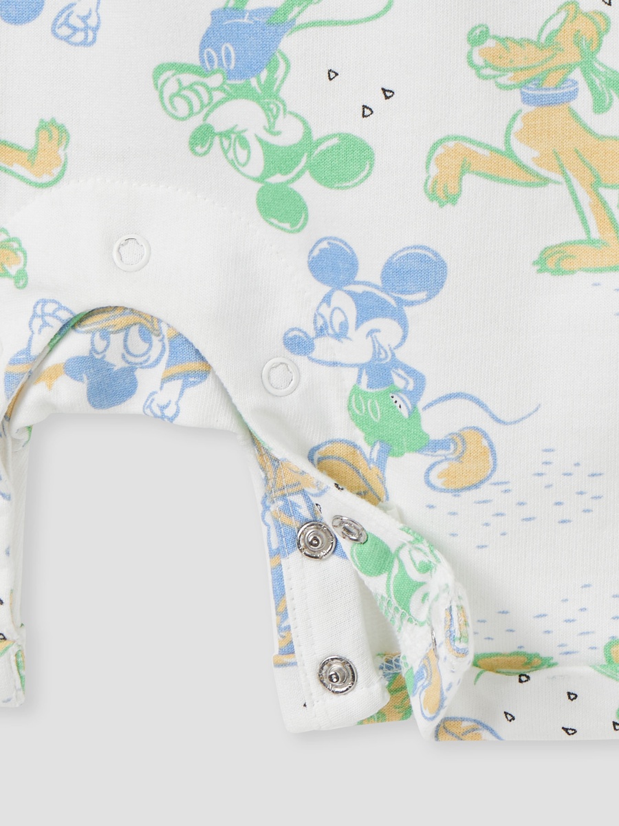 Mickey Mouse and Friends Print Dungaree and T-Shirt Set