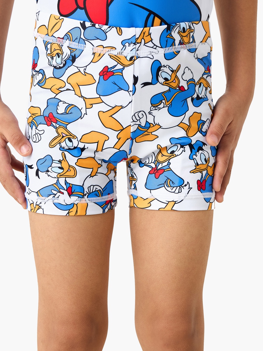 Donald Duck Print Swim T-Shirt and Shorts Set