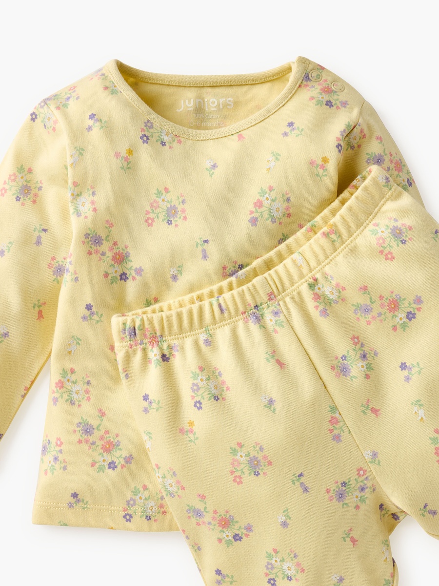 Floral Print T-Shirt and Pyjama Set