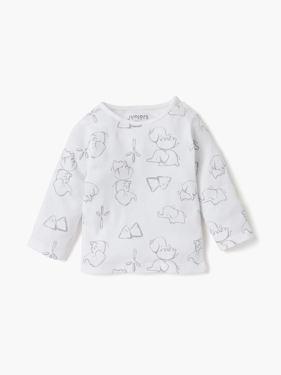 Elephant Print T-Shirt and Pyjama Set