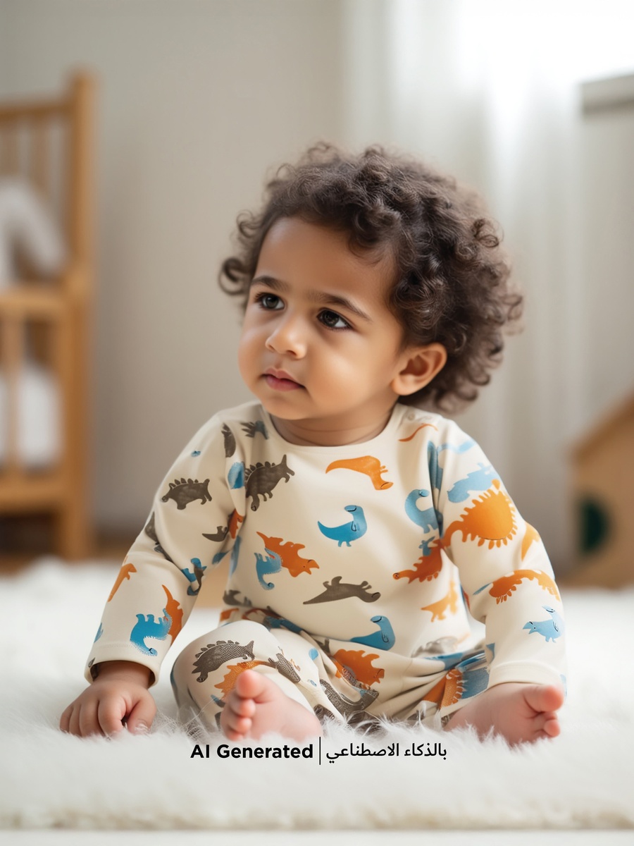 Dinosaur Print T-Shirt and Pyjama Set