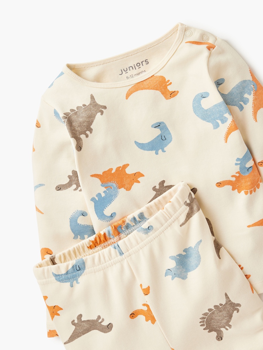 Dinosaur Print T-Shirt and Pyjama Set
