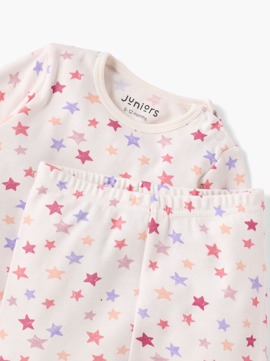 All-Over Star Print T-Shirt and Pyjama Set