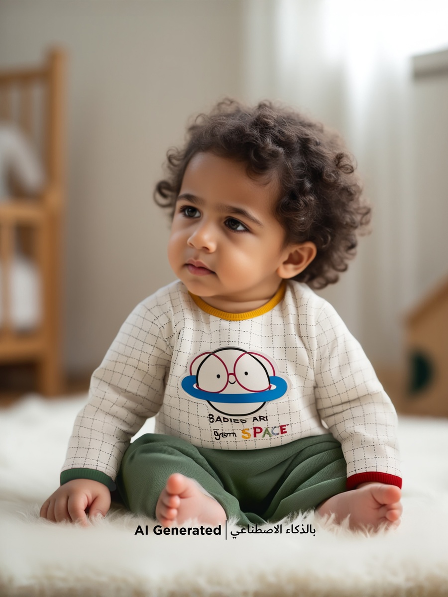 Applique Detail T-Shirt and Pyjama Set