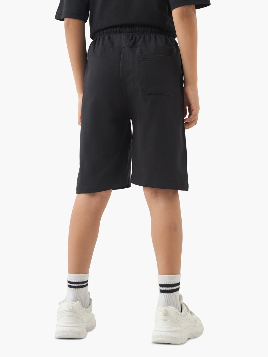 Batman Print Shorts with Drawstring Closure