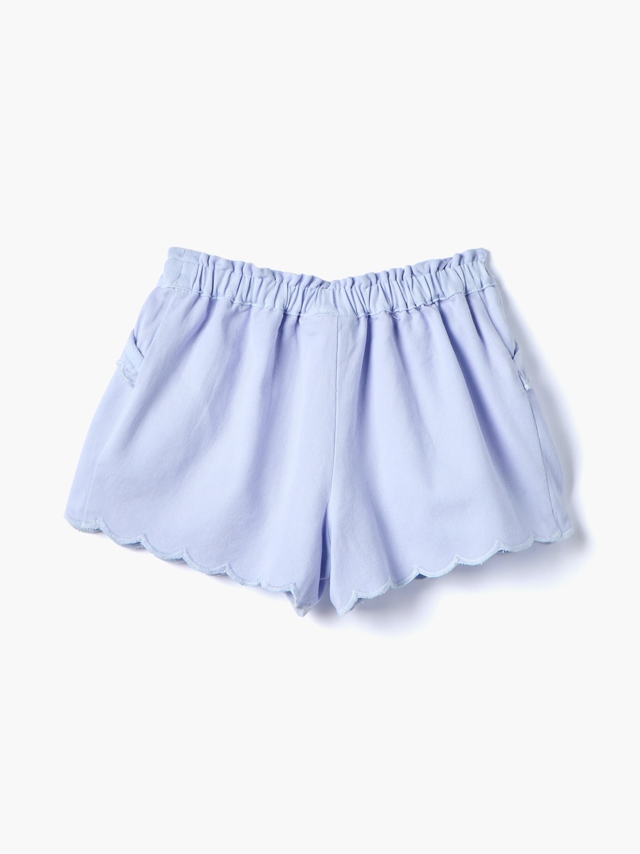 Floral Embroidered Shorts with Elasticated Waist