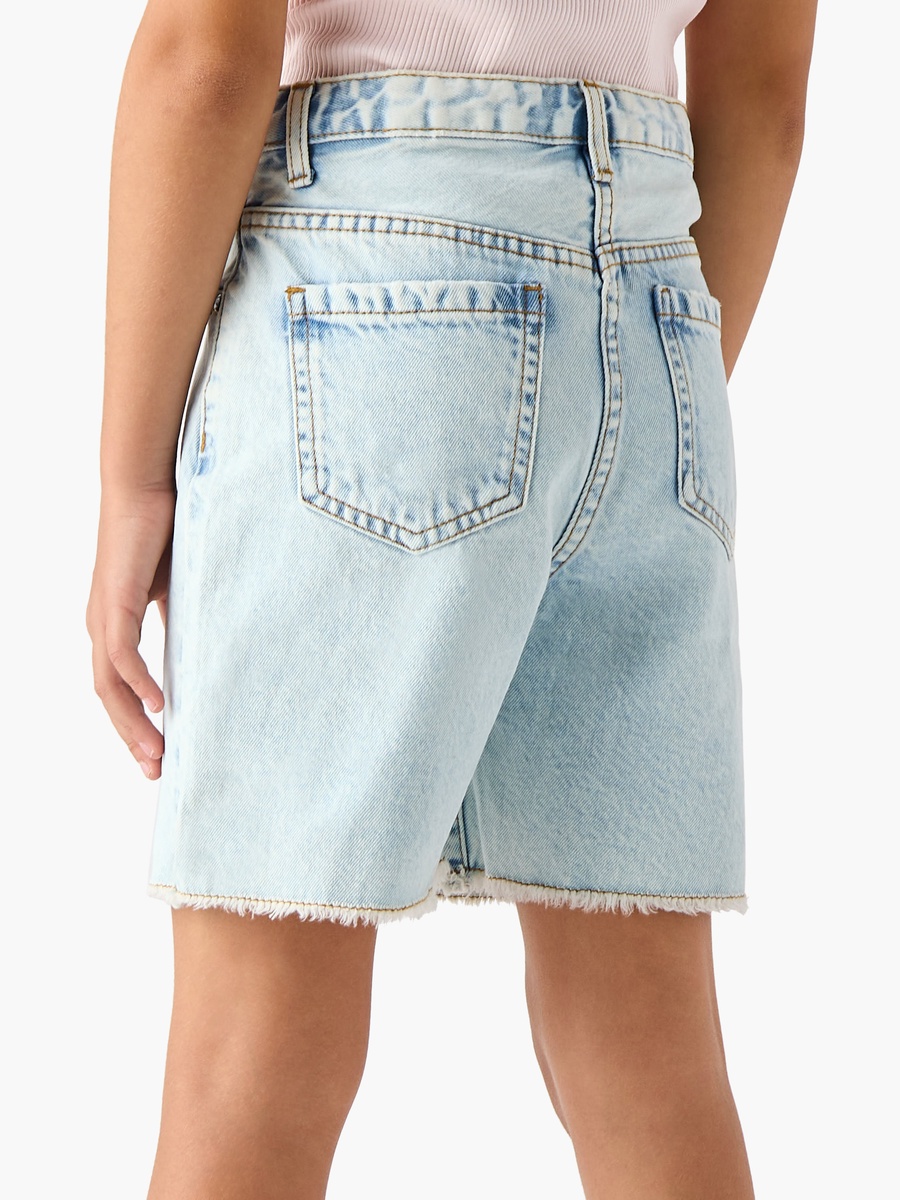 Girls Regular Fit Denim Shorts