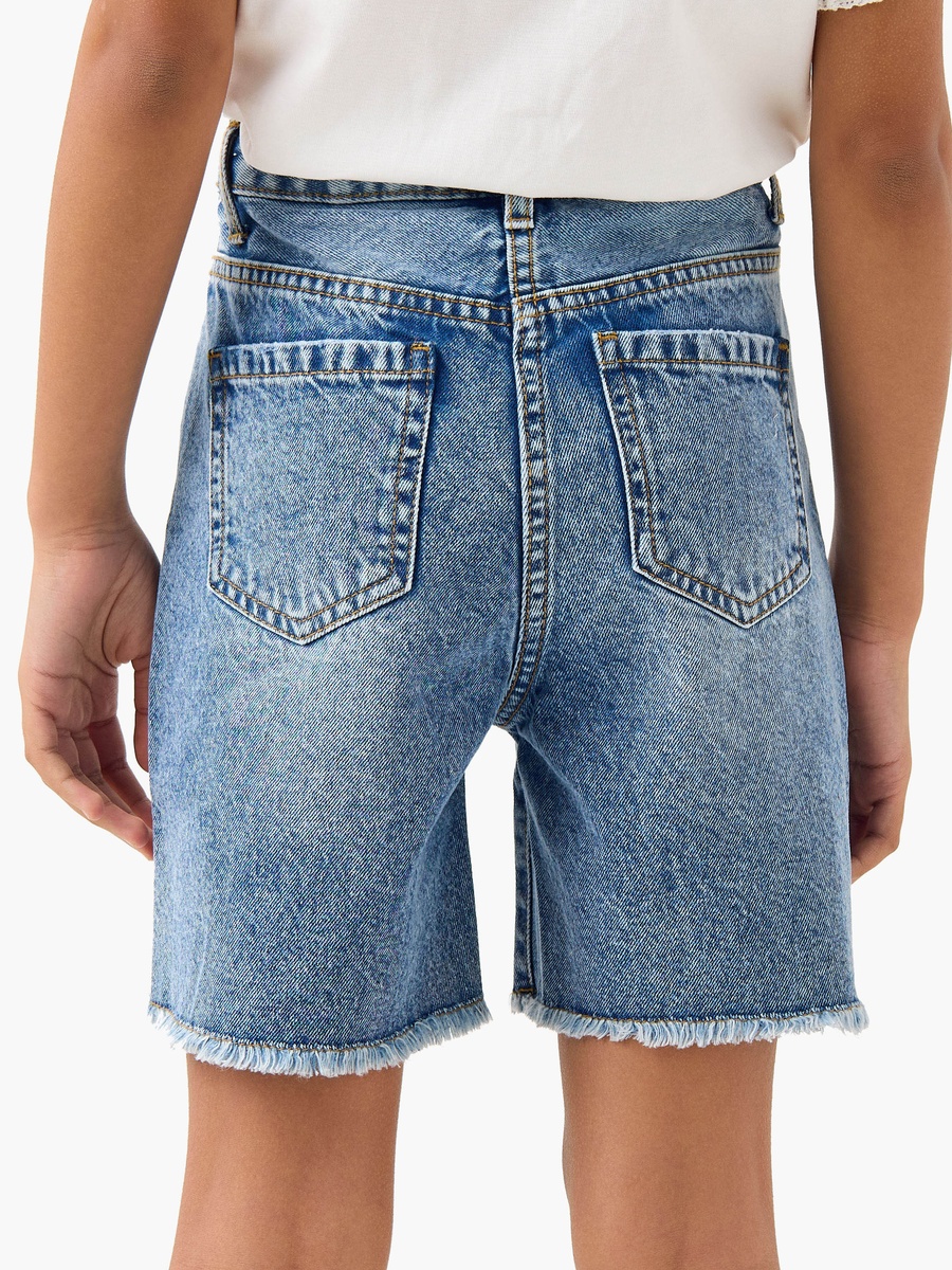 Denim Shorts with Pockets
