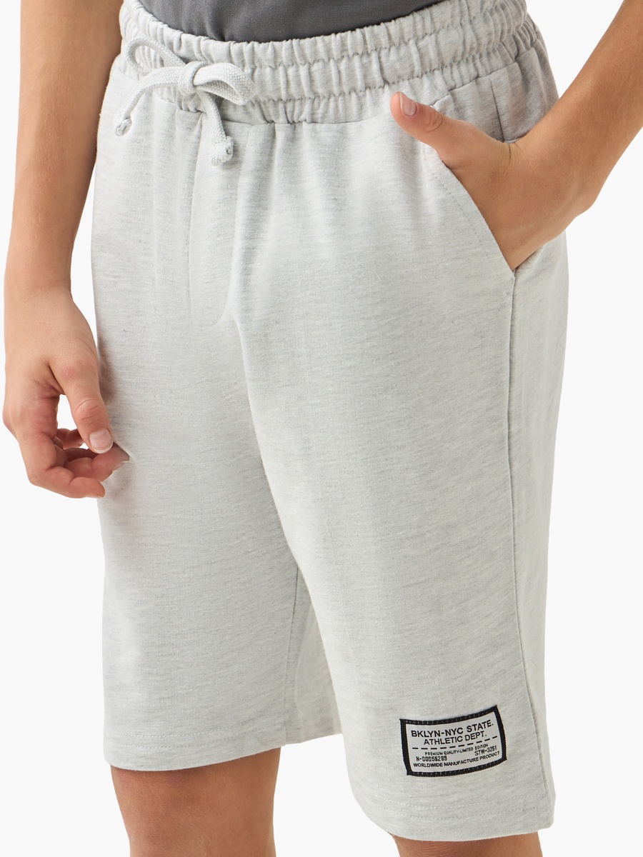 Printed Pull-On Shorts with Pockets
