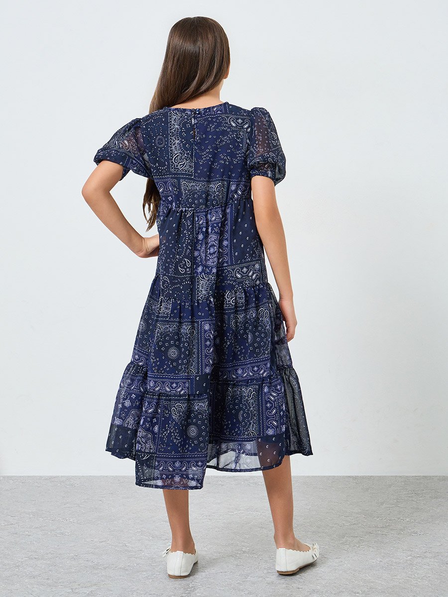 Teens All Over Print Dress