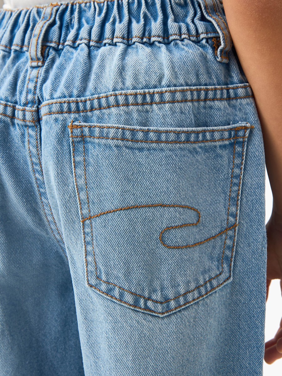 Boys Regular Fit Jeans with Button Closure