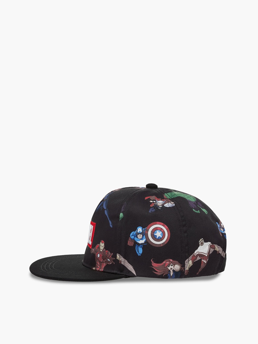 Avengers Print Cap with Hook and Loop Closure