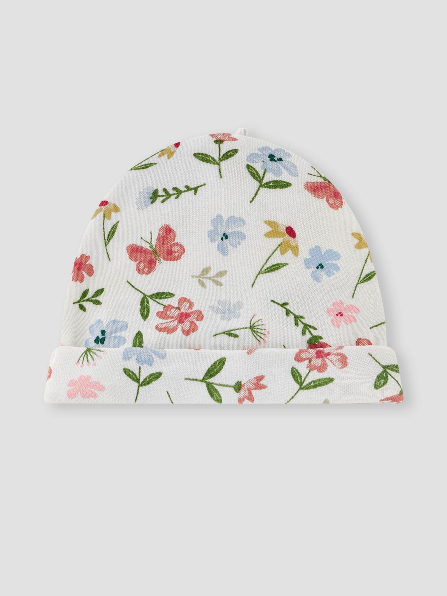 Floral Print Beanie - Set of 2