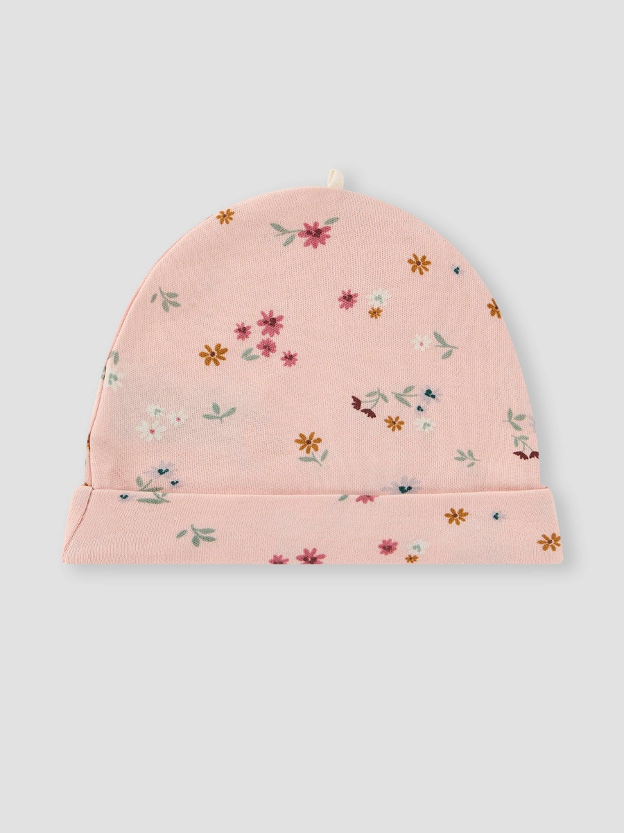 Floral Print Beanie - Set of 2