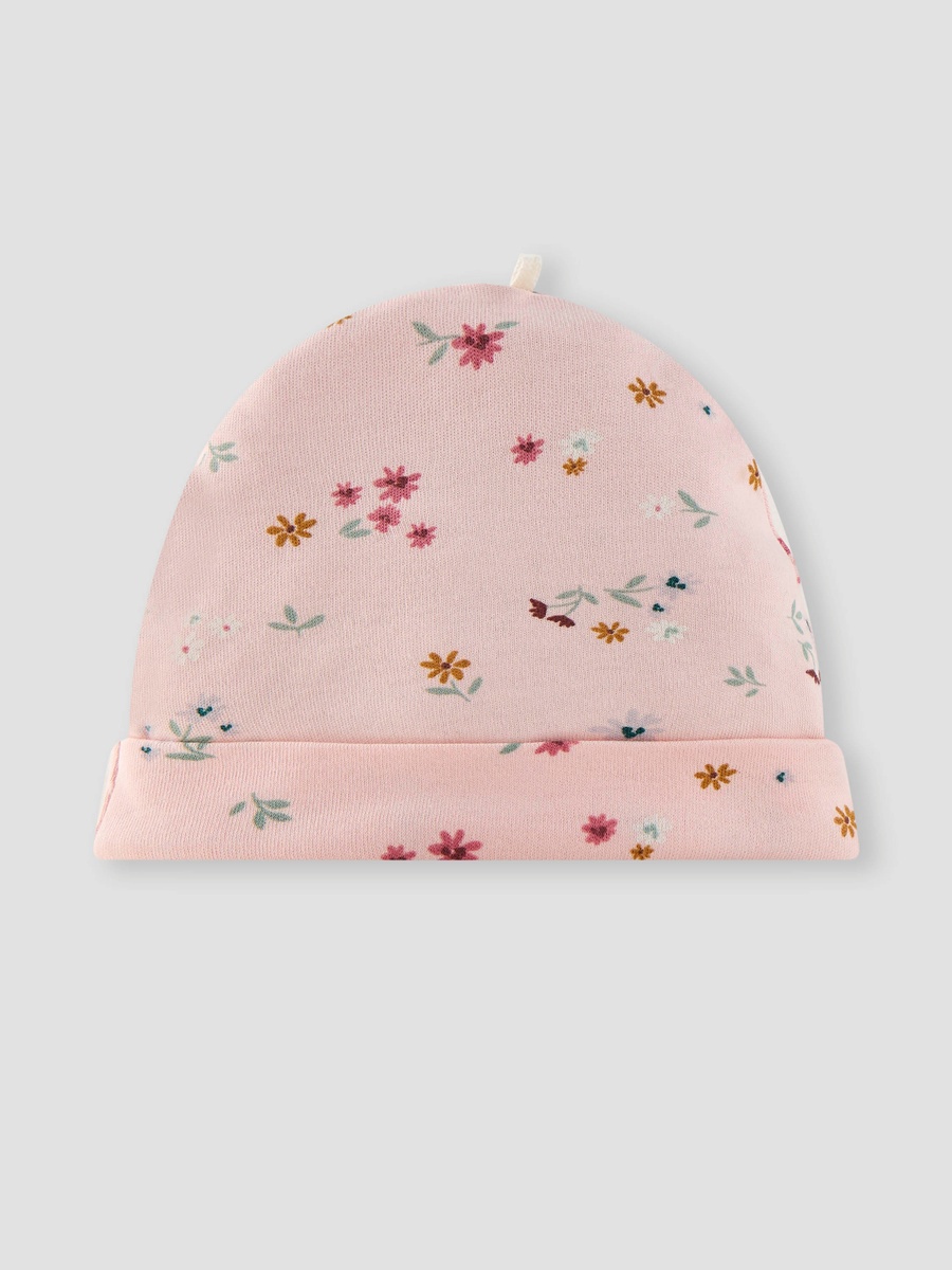 Floral Print Beanie - Set of 2
