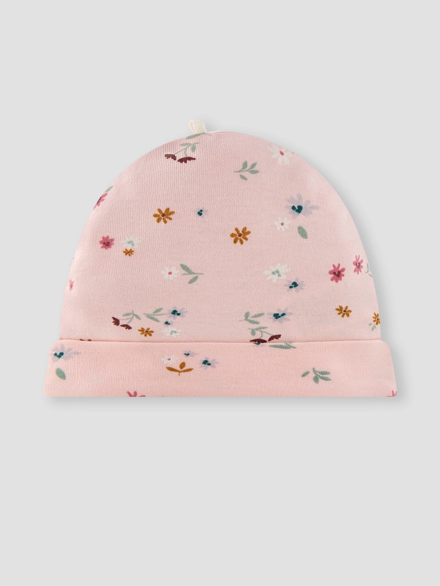Floral Print Beanie - Set of 2