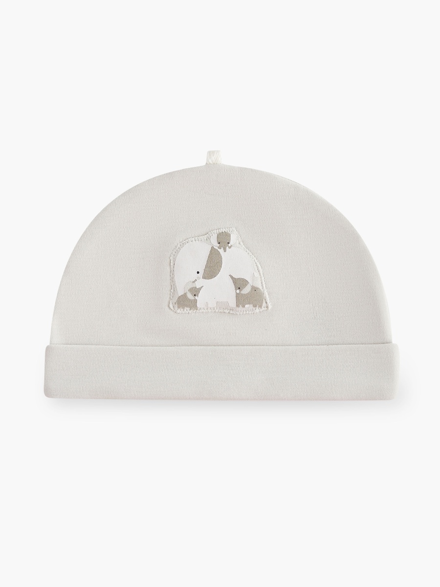 Elephant Print Cap - Set of 2