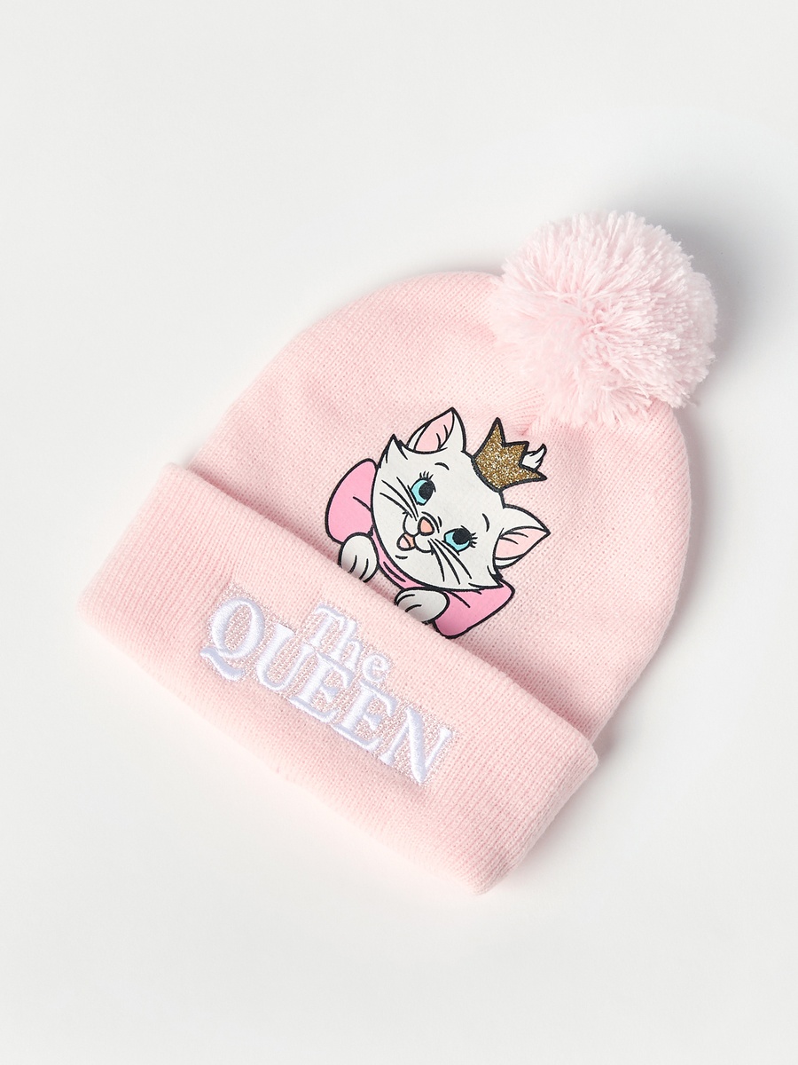 Marie Print Beanie Cap with Gloves