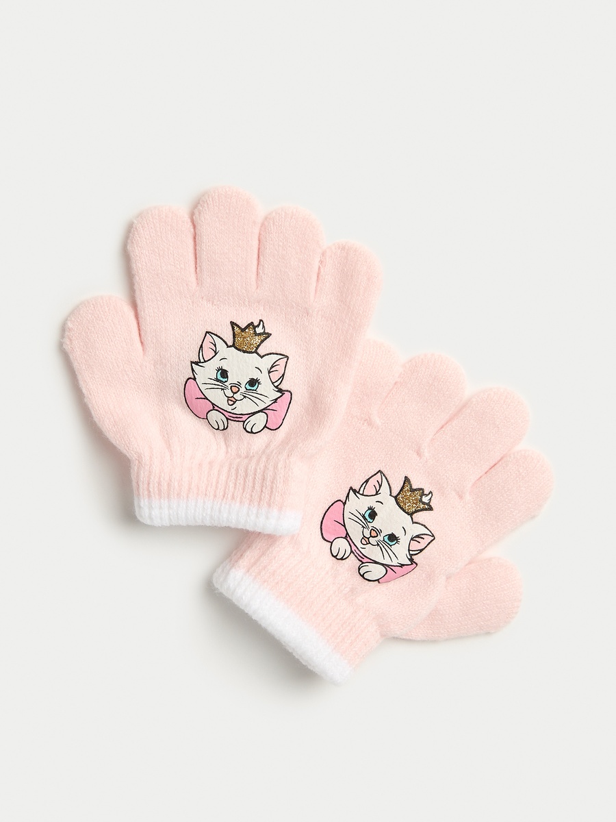 Marie Print Beanie Cap with Gloves