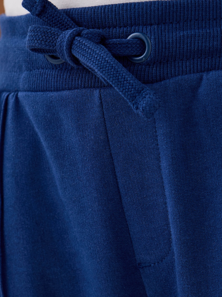 Solid Joggers with Drawstring Closure and Pockets