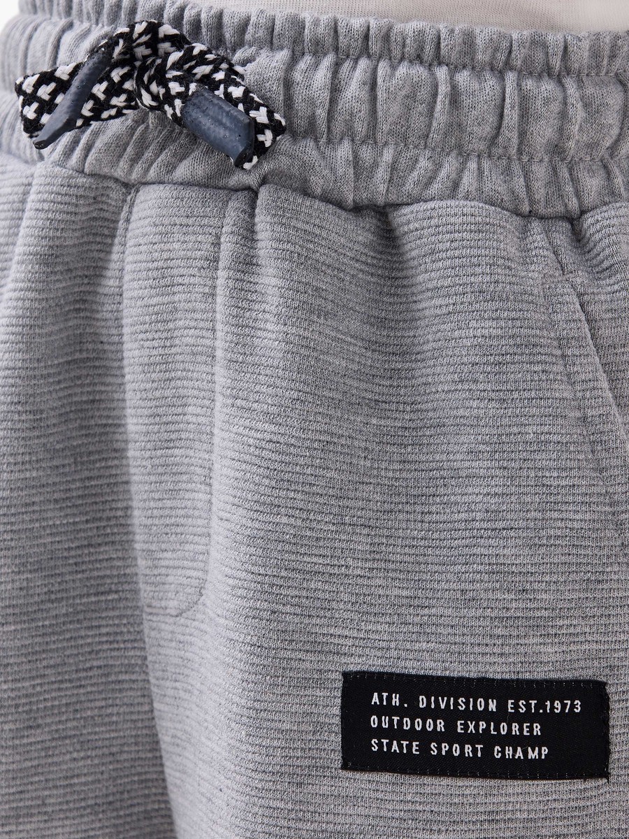 Solid Joggers with Drawstring Closure and Pockets