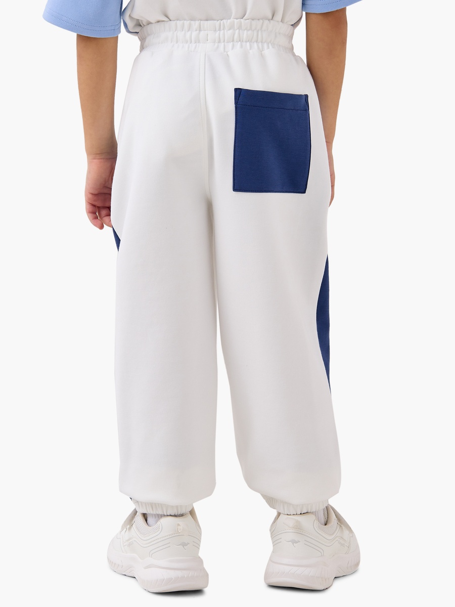 Colourblock Joggers with Elasticated Waistband and Pockets