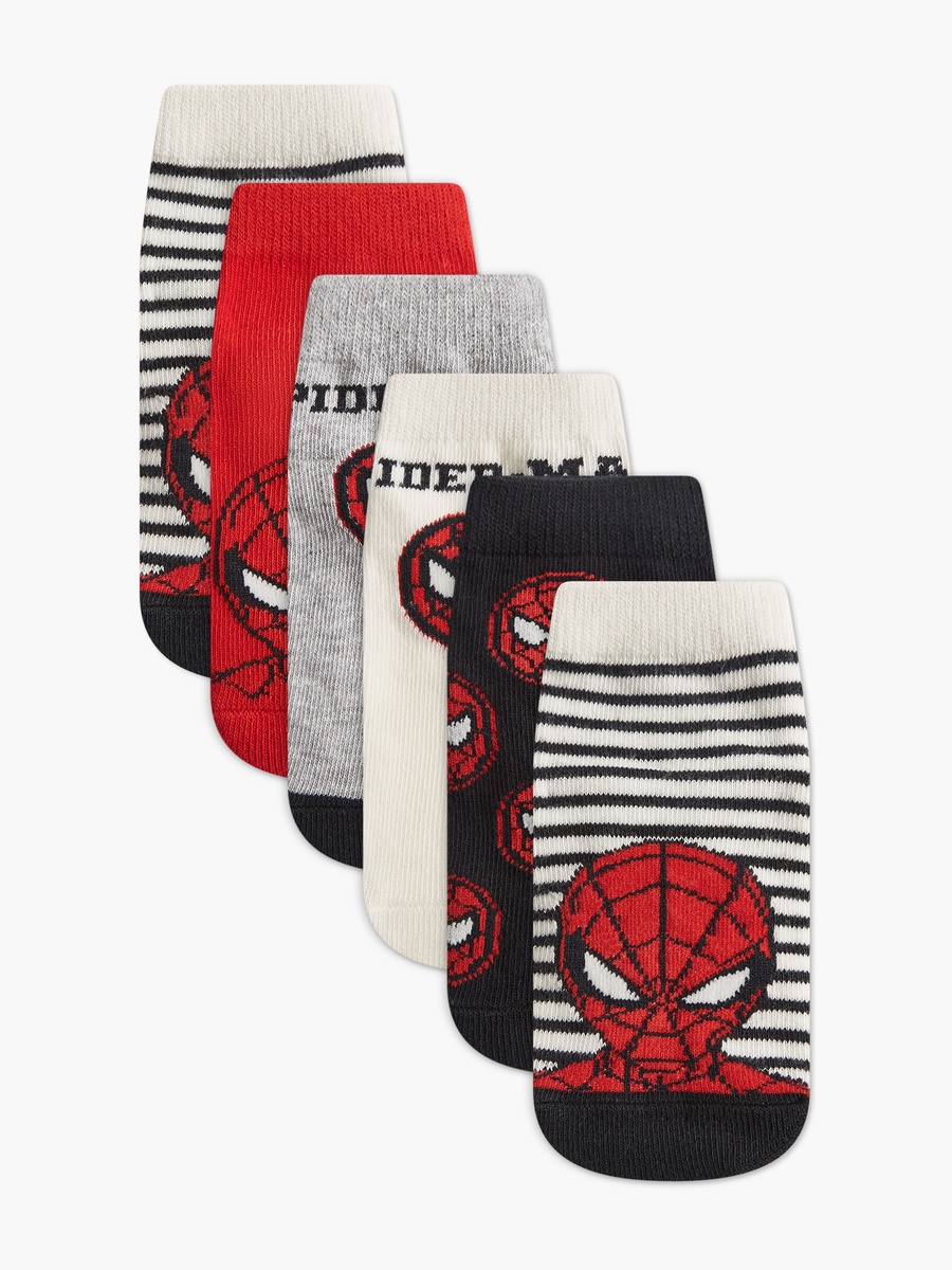 Spider-Man Print Socks - Set of 6