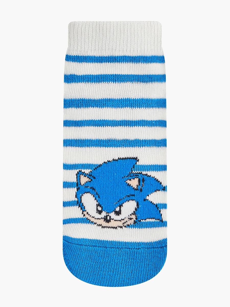 Sonic the Hedgehog Print Ankle Length Socks - Set of 5