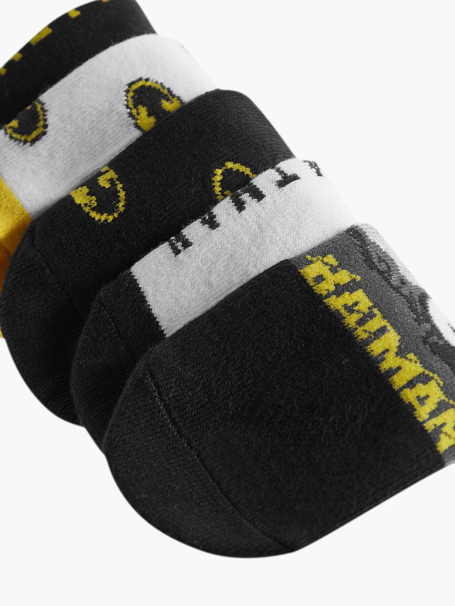 Batman Print Ankle Length Socks - Set of 6