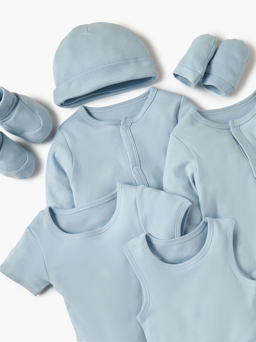 Solid 8-piece Apparel  Set