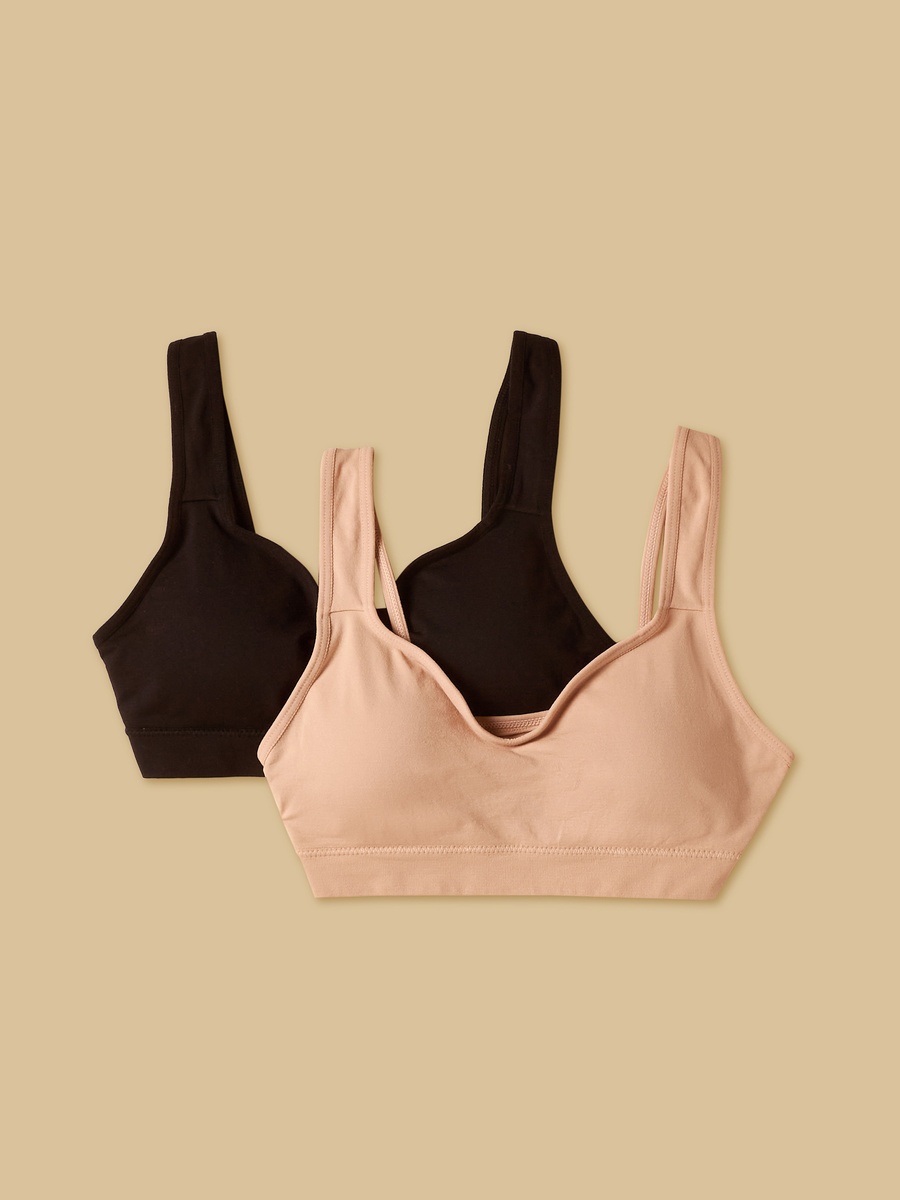 Pack of 2 - Seamless Padded Trainer Bra