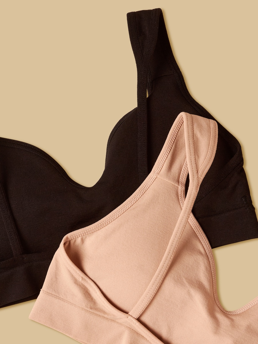 Pack of 2 - Seamless Padded Trainer Bra