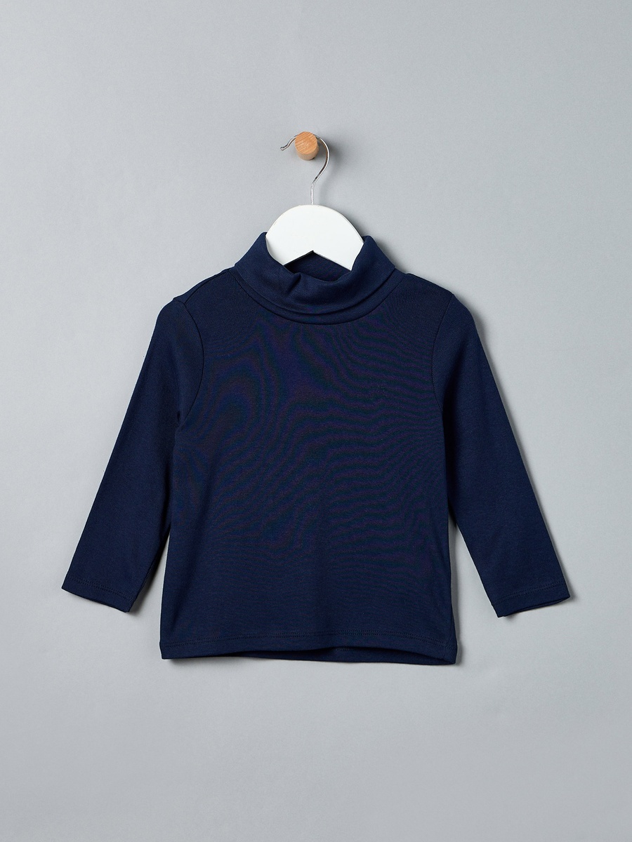 Pack of 2 - Plain Turtle Neck Cotton T-Shirt