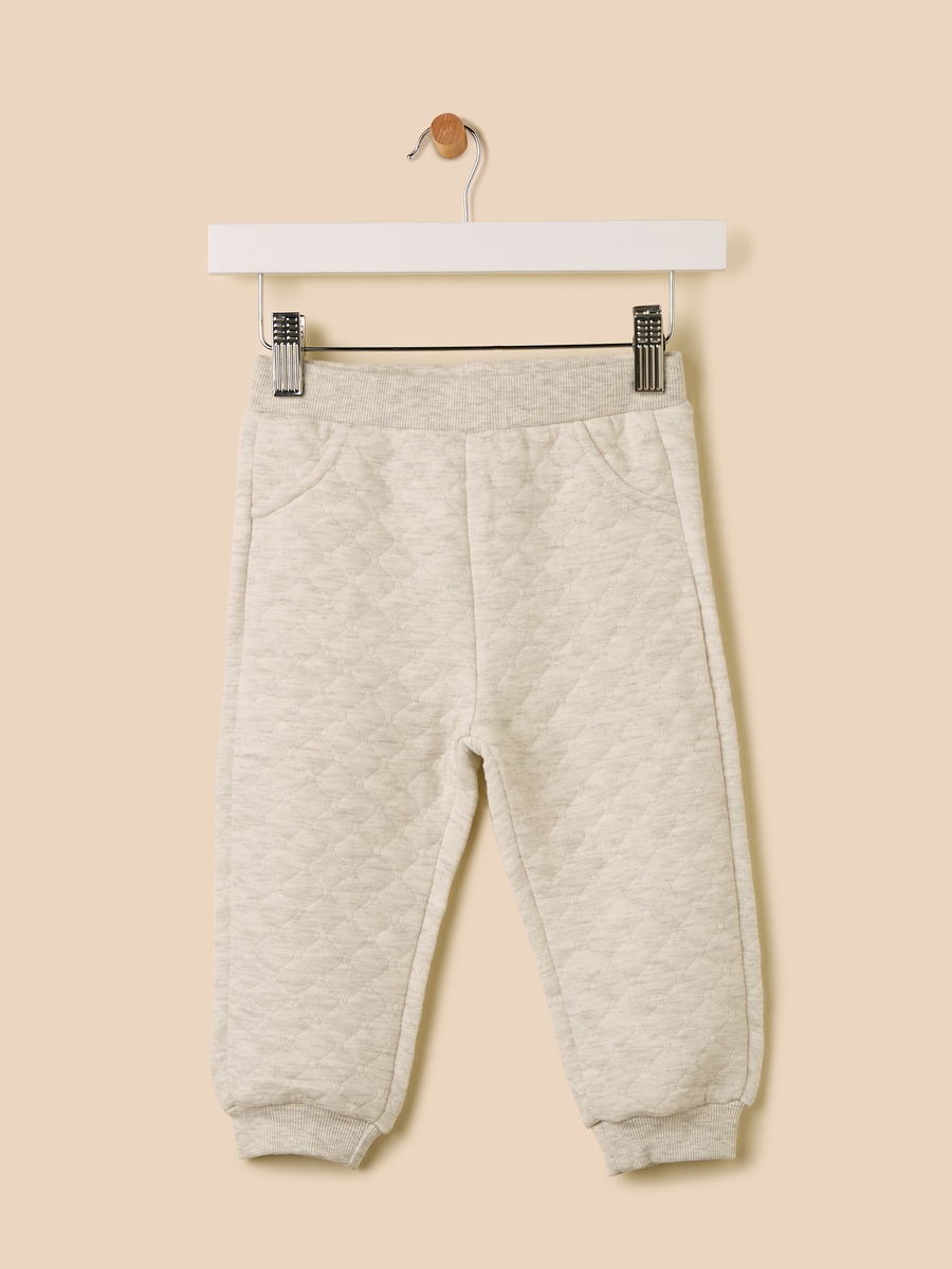 Printed Bodysuit with Quilted Hoodie and Joggers