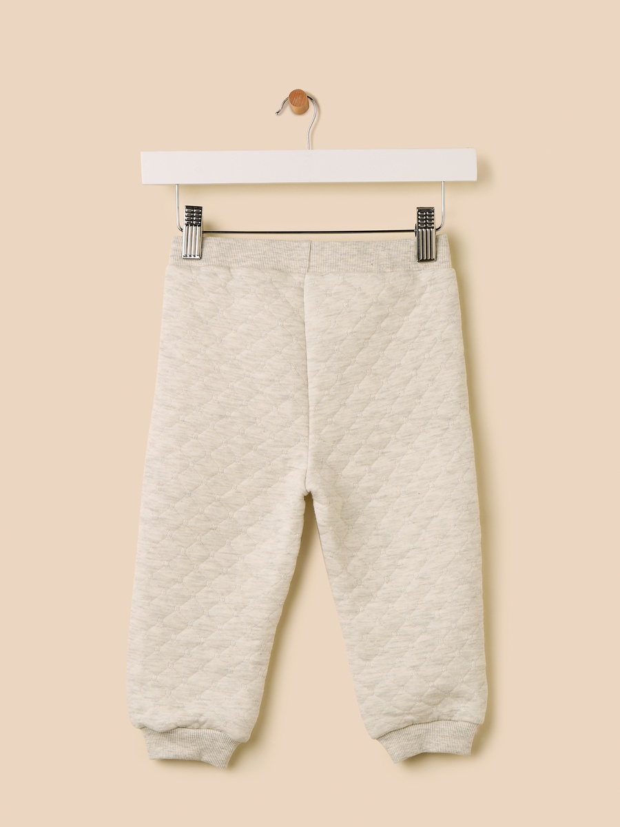 Printed Bodysuit with Quilted Hoodie and Joggers